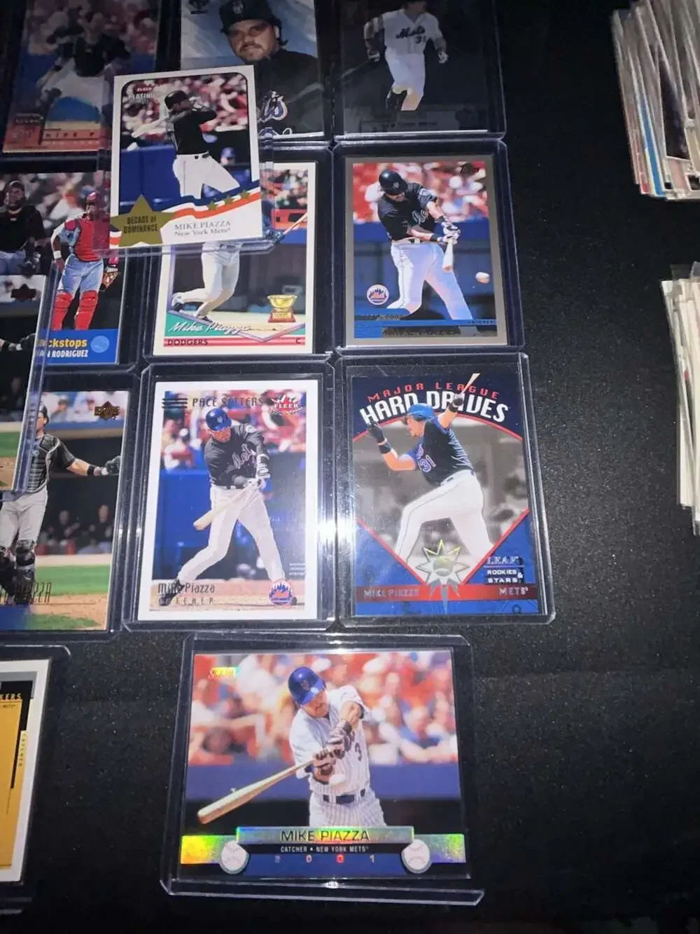 X20 Mike Piazza Baseball Card Lot Multiple Brands MLB Stars New York Mets Los An